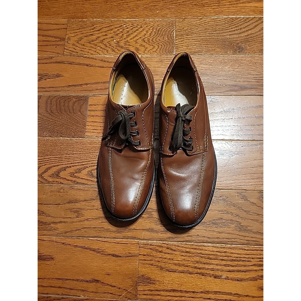 Clarks Shoes Size 12M Mens  Oxford Lace up Brown Leather 26068037 Lace Up Casual